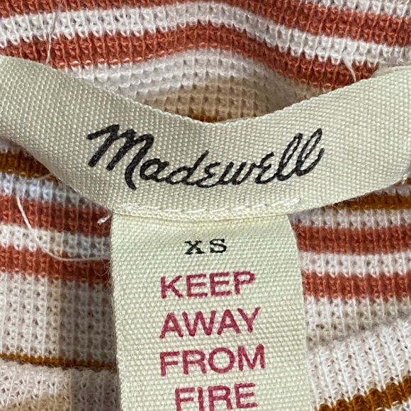 Madewell Striped Long Sleeve Tunic Top – XS – 100% Cotton - Picture 2 of 7